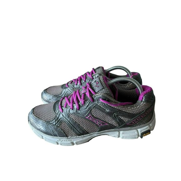 Abeo Shoes Abeo Aero Womens Running Rynner Vibram Soles Gray Size